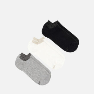 Conjunto de 3 pares de meias para mulher