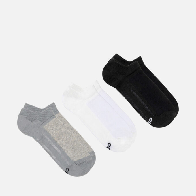 Conjunto de 3 pares de meias para mulher