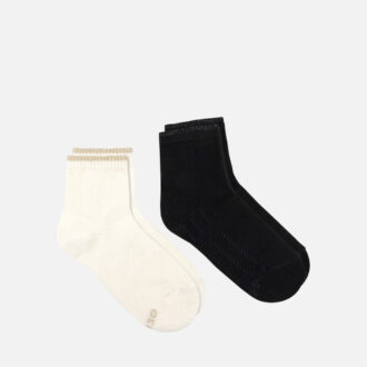 Conjunto de duas meias para mulher