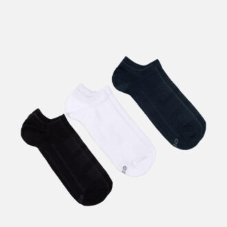 Conjunto de três pares de meias para adulto
