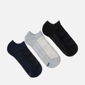 Conjunto de três pares de meias para adulto